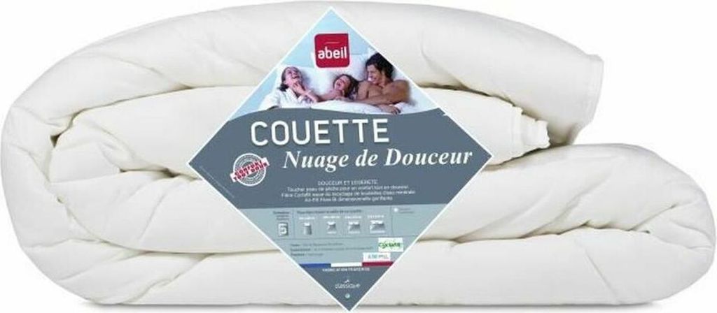 Bettdecke Abeil Soft Cloud Leichtgewicht Weiß 200 g/m² 240 x 260 cm