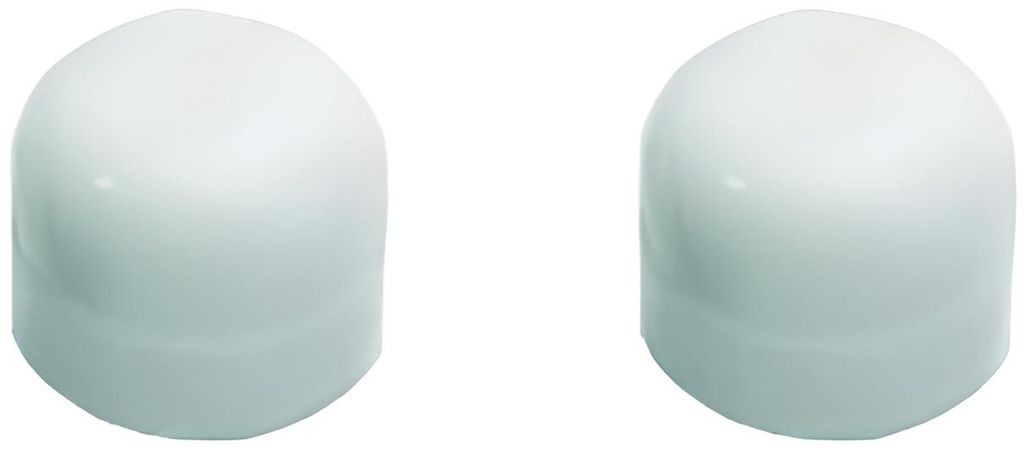 2er-Pack selbstklebende Türstopper aus Gummi, Türstopper aus Gummi, selbstklebende Gummibodenmatte, Türöffner (weiß)