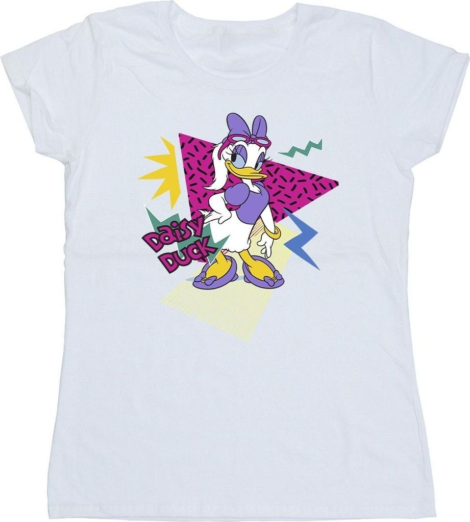 Disney - "Daisy Duck Cool" T-Shirt für Damen BI33086 (S) (Weiß)