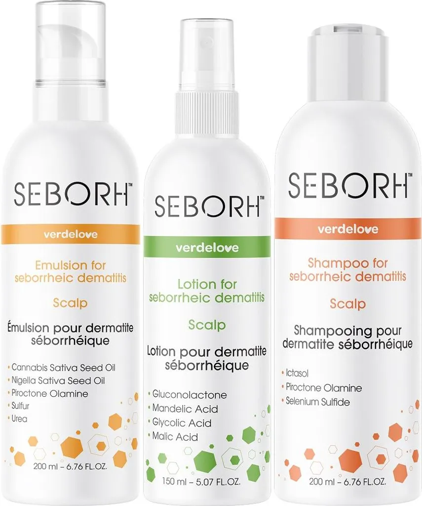 Trattamento Seborh Cuoio Capelluto Sano: Set Professionale 550ml