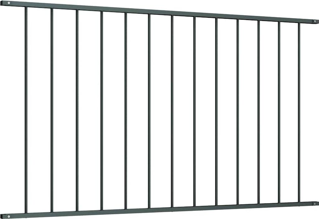 A product shot of a fence element against a white background.