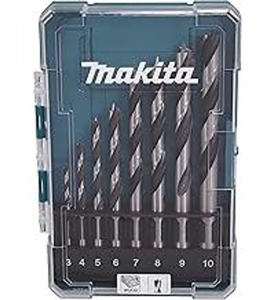 Makita D-77257 Holz-Bit-Set, 8-teilig