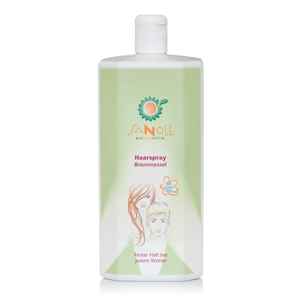 Laque cheveux ortie 1L : Fixation forte et soin fortifiant naturel