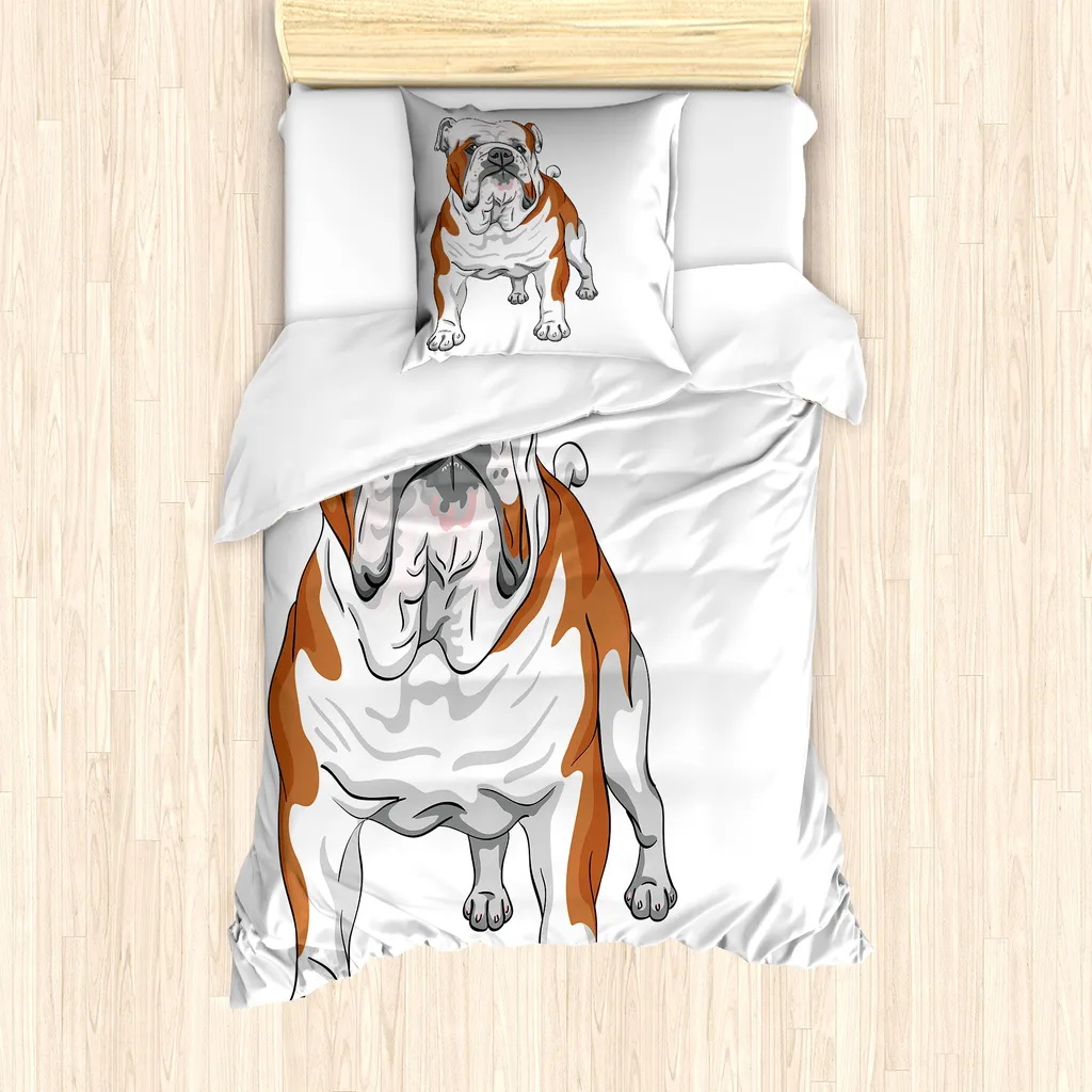 Copripiumino Cane Muscoloso ABAKUHAUS | Design Moderno Letto Singolo