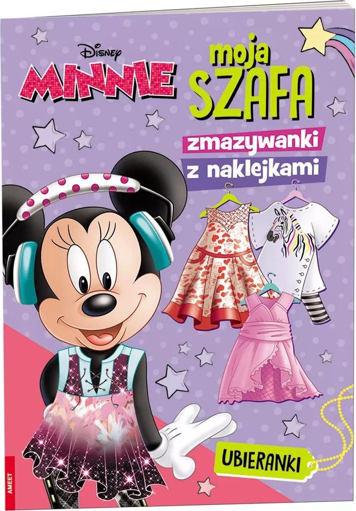 Das Buch Minnie. Meine Garderobe. Radiergummis mit Aufklebern SSN-9102