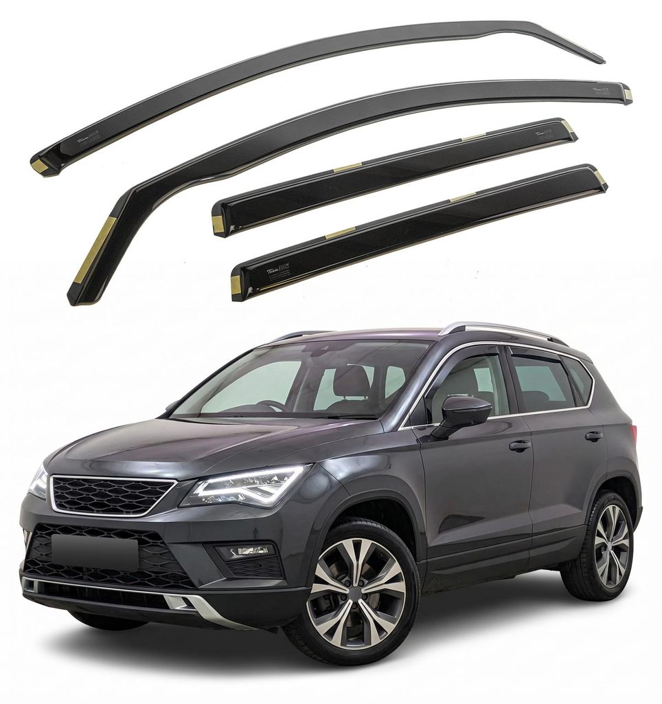 Deflettori Aria Per Seat Ateca Dal 2016 Set 4 Pezzi Immagine del prodotto 