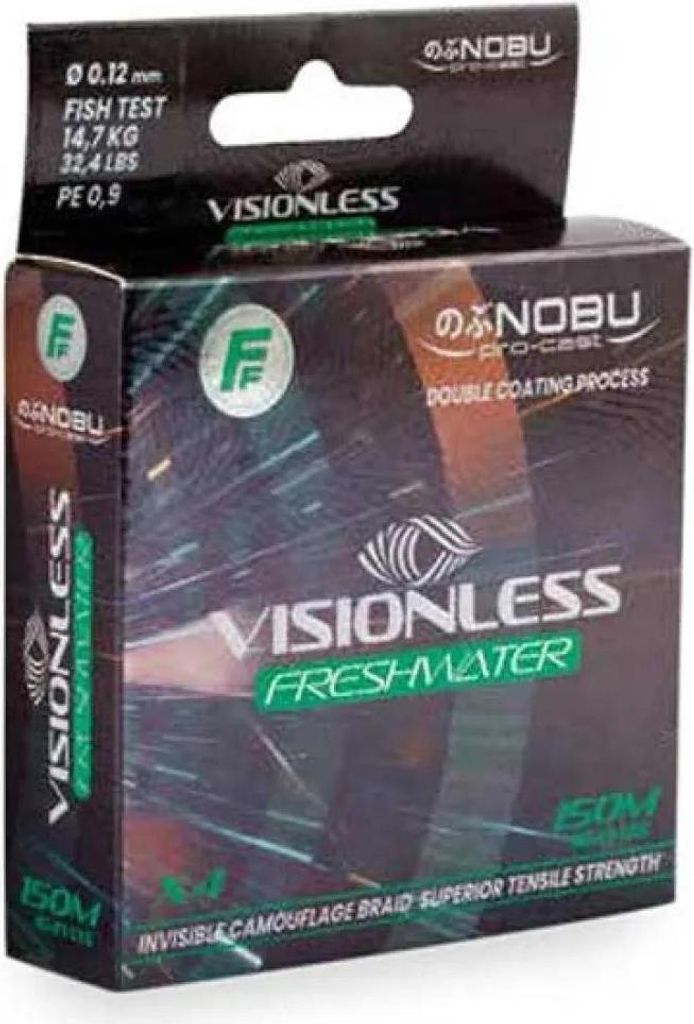 Fishing Ferrari Nobu Visionless Freshwater 150 M Geflochtene Schnur Durchsichtig 0.060 mm Durchsichtig 0.060 mm