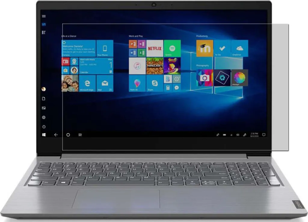 Protezione Schermo Lenovo V15 15" - 2 Pezzi Anti-Glare e Anti-Germi