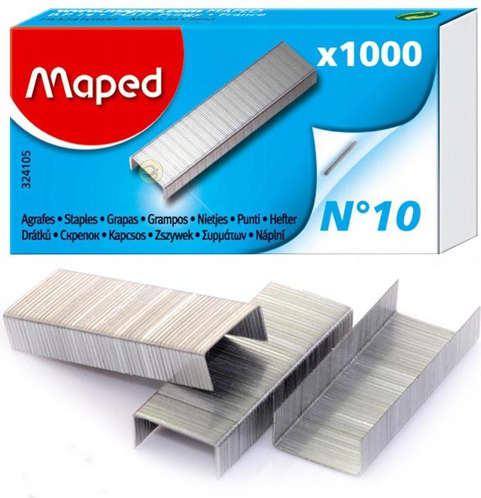 Maped 324105 Heftklammern Nr. 10 verzinkt Kleinpackung Imagen del producto 