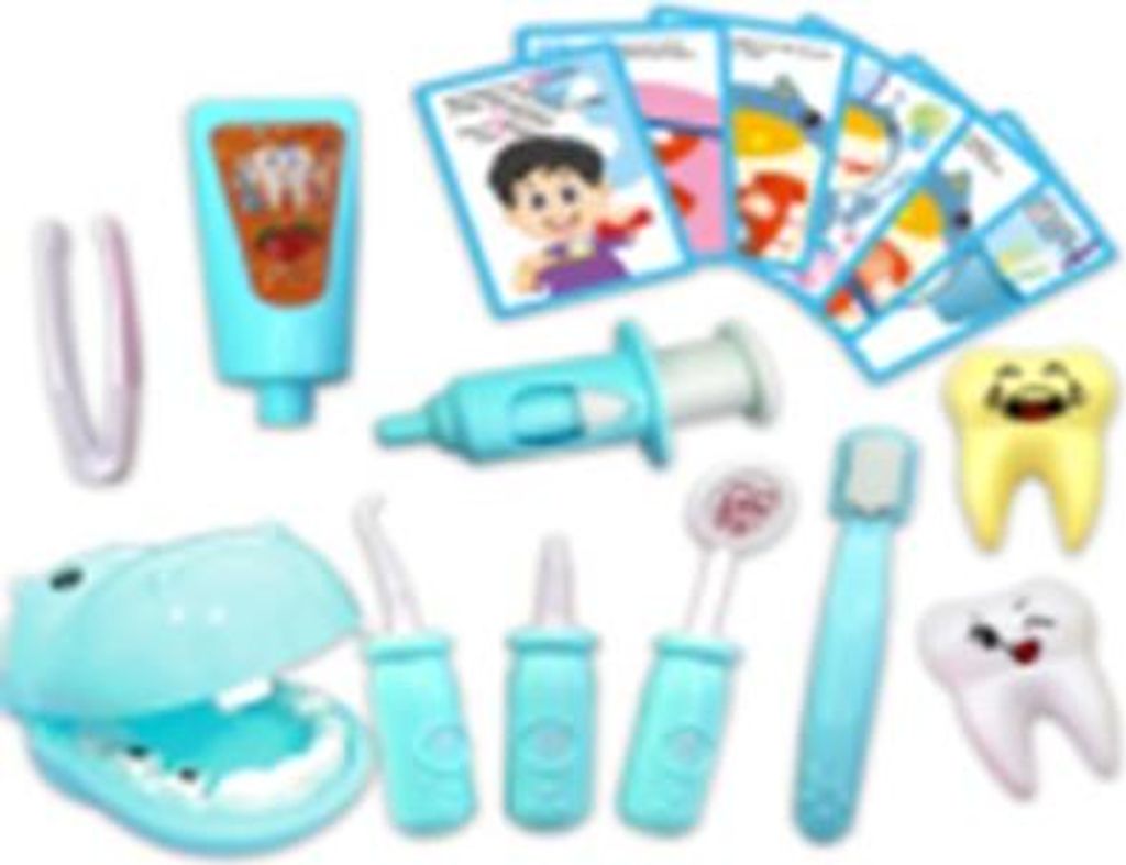 Kx6686_1 Dentysta Zestaw Lekarski Hipopotam Niebi Zdjęcie produktu 