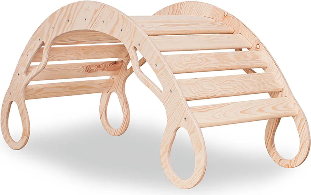 Portique d'escalade Zosia Taille M : Arc Montessori bois haute qualité