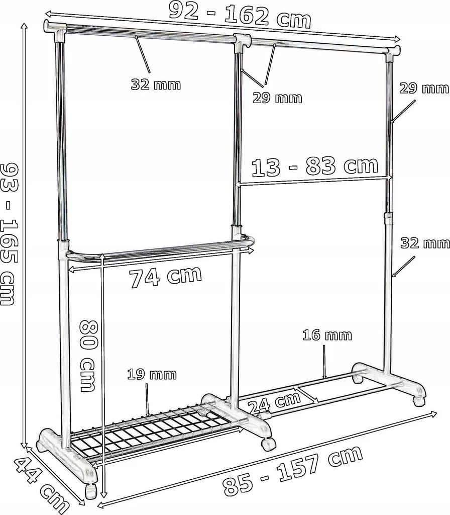 Support mobile Rufo blanc réglable en hauteur pour visioconférence pro - 13