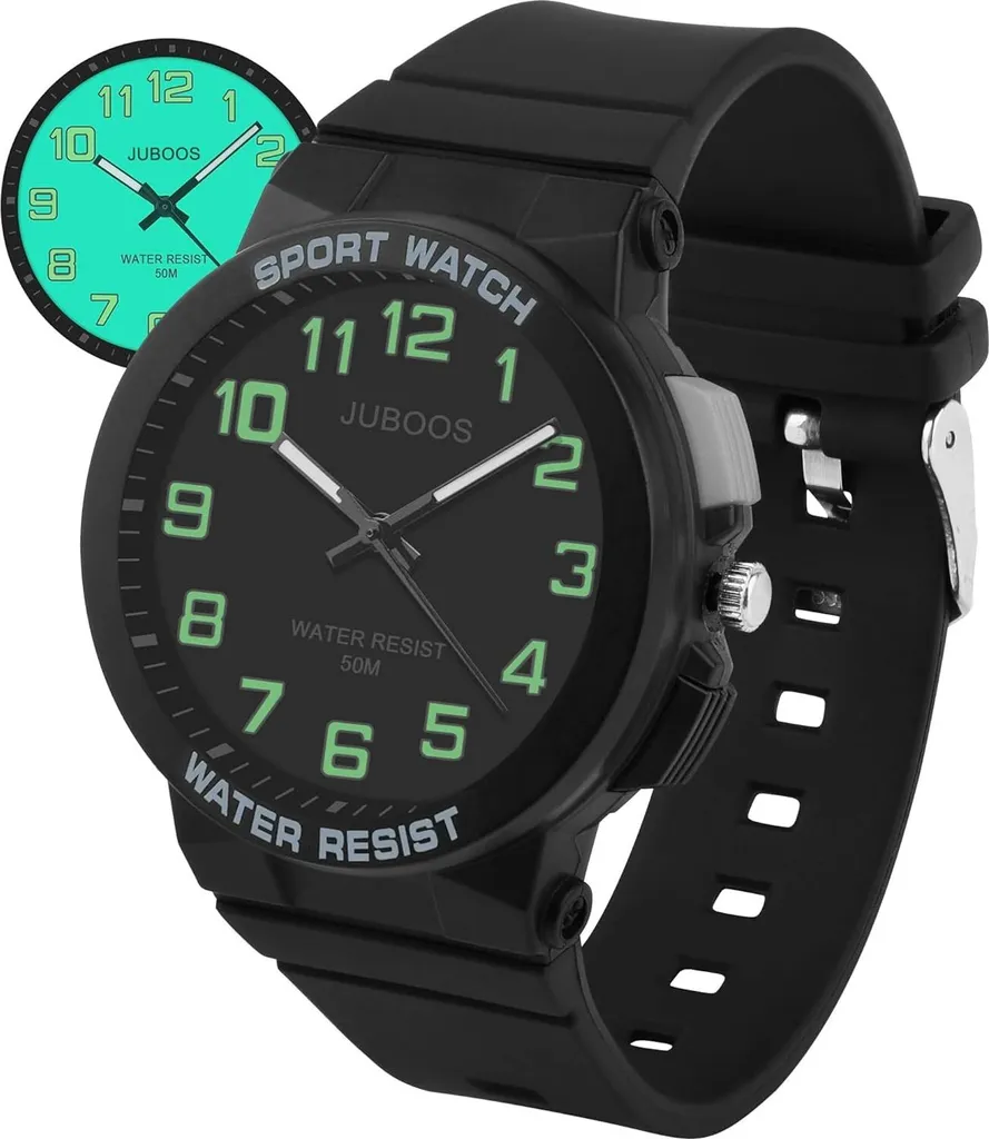 Orologio Ragazzo Stile Urban Sport | Analogico 50M con Luce EL