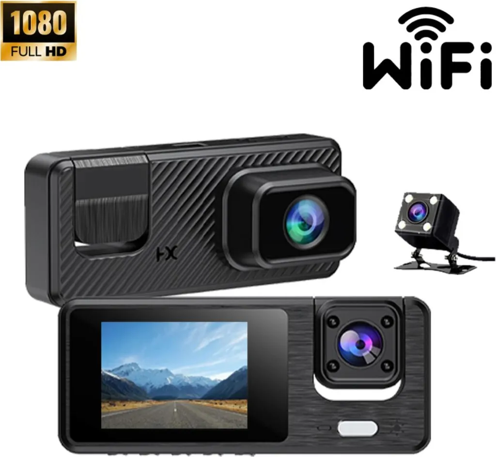 INF Q301 Dash Cam Tripla - Proteggi la tua Famiglia in Auto