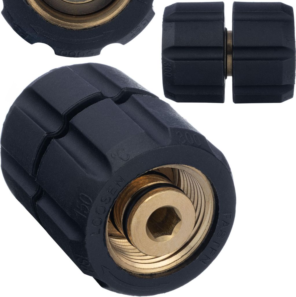 Przejściówka / adapter obrotowy do łączenia węży myjki Zdjęcie produktu 