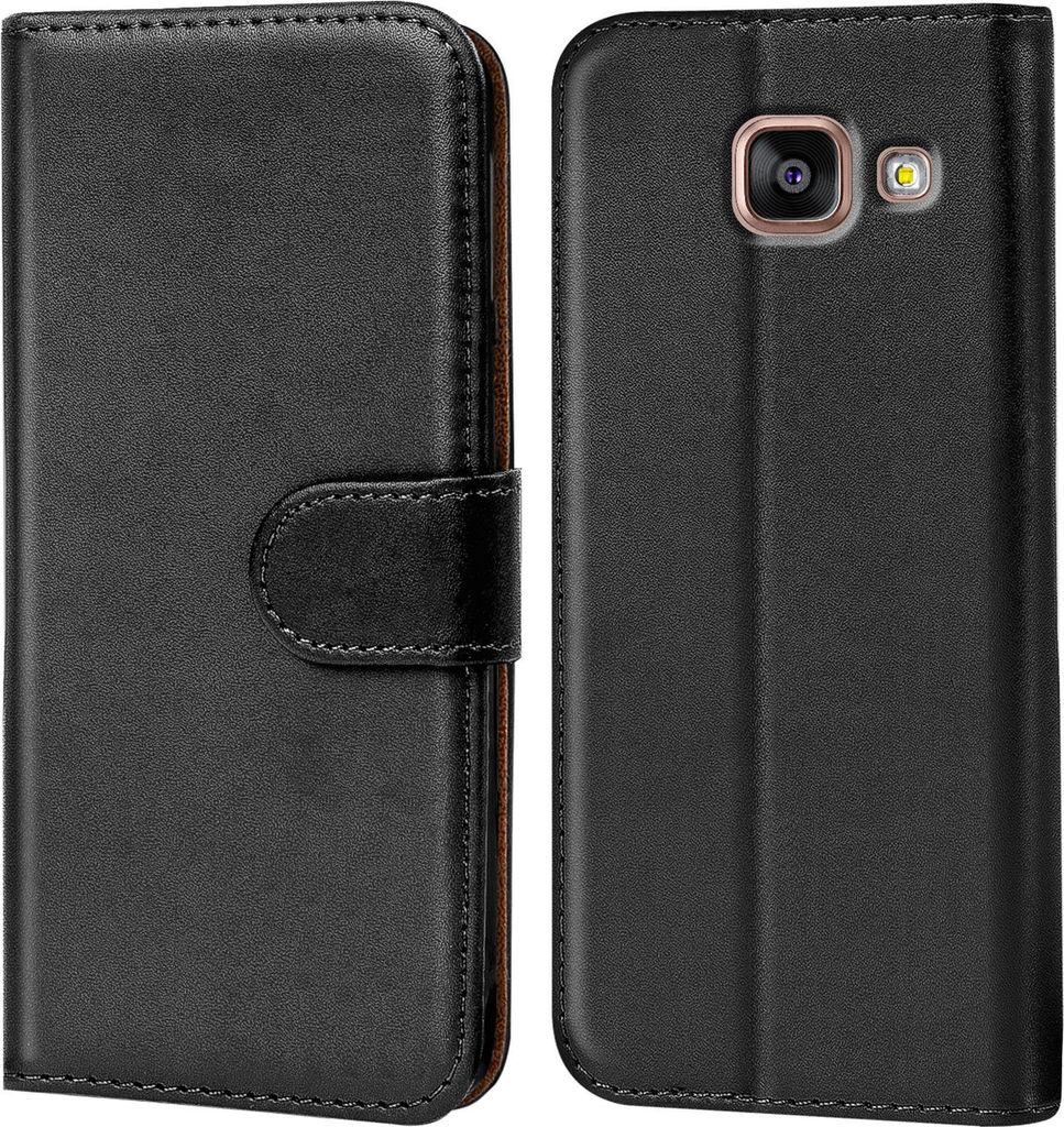 Book Case für Samsung Galaxy A3 2016 Hülle Tasche Flip Cover Handy Schutz Hülle