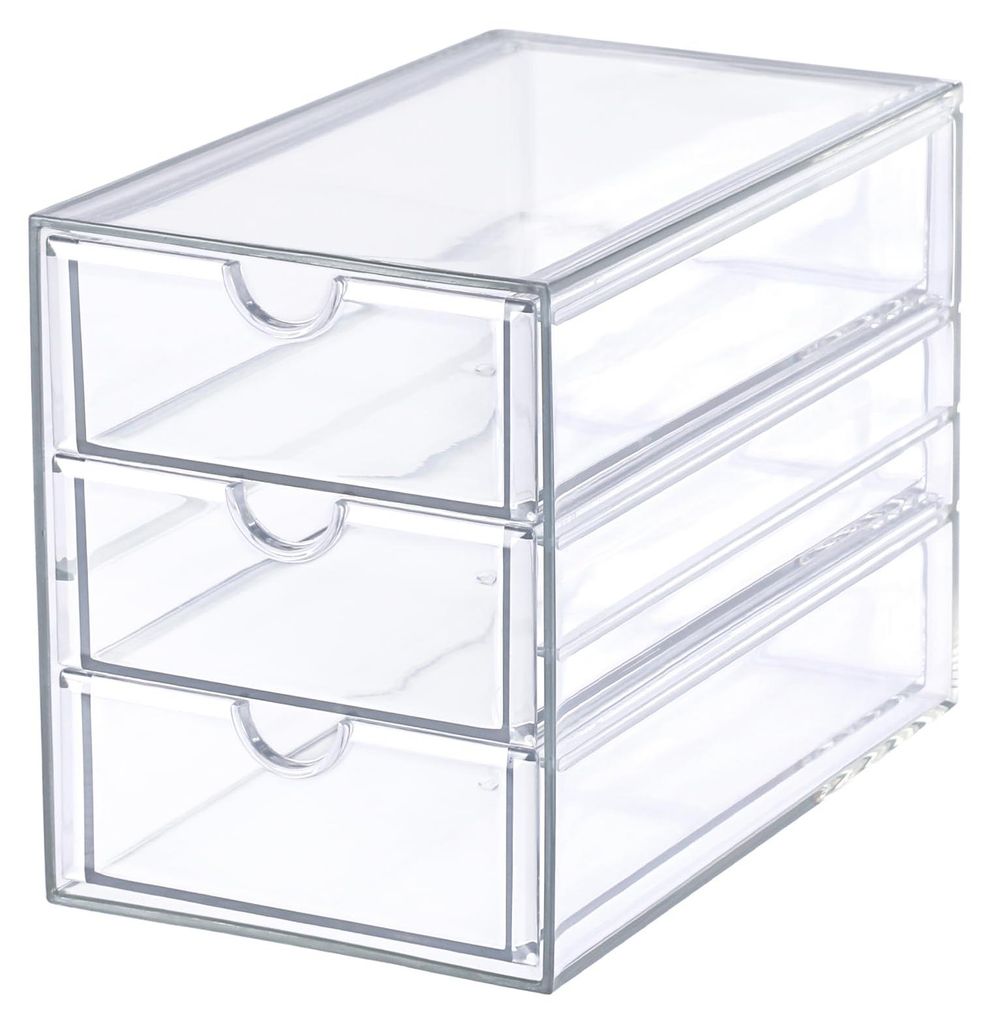 Aufbewahrungsbox aus Acryl mit Schubladen, Organizer für Haaraccessoires, transparenter Organizer für den Schminktisch, Teebeutelbox, Aufbewahrun...