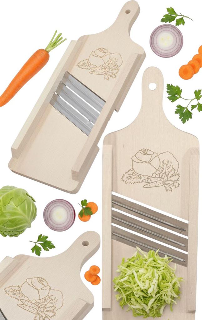 Ručný kuchynský krájač PRE KOHL 40 cm strúhadlo 3 oceľové Obrázok produktu 