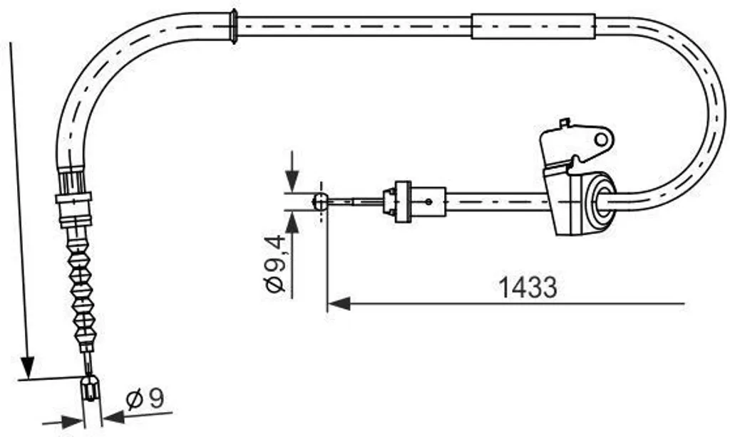 Câble de Frein de Stationnement Arrière pour MINI One et Cooper R50