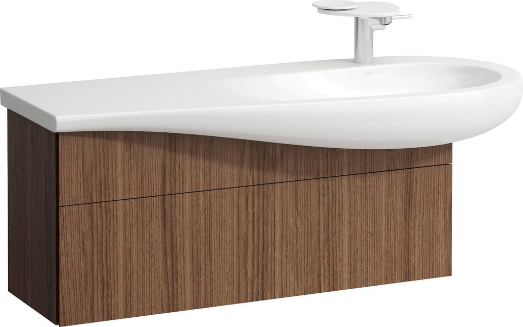 LAUFEN ILBAGNOALESSI Waschtischunterbau, Siphonausschnitt rechts, 995x320x440mm, 1 Schublade, H4304310976301