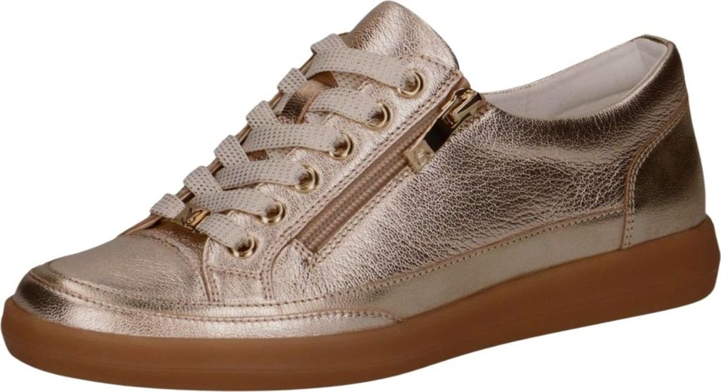 Caprice Sneaker - Platin Metallic Leder : Normal : 36 Größe: 36 Weite: Normal