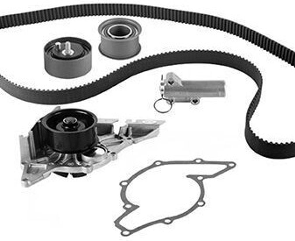GRAF KP618-2 - OE 078 109 244H Wasserpumpe + Zahnriemensatz für A4 (8D), A4 (8E), A4 (8H), A6 (4A), A6 (4B), Superb I (3U), Passat (3B)