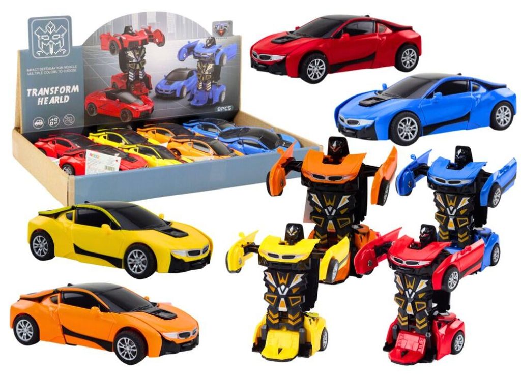 Leantoys Auto Roboter 2in1 Roboter 4 Farben Produktbild 