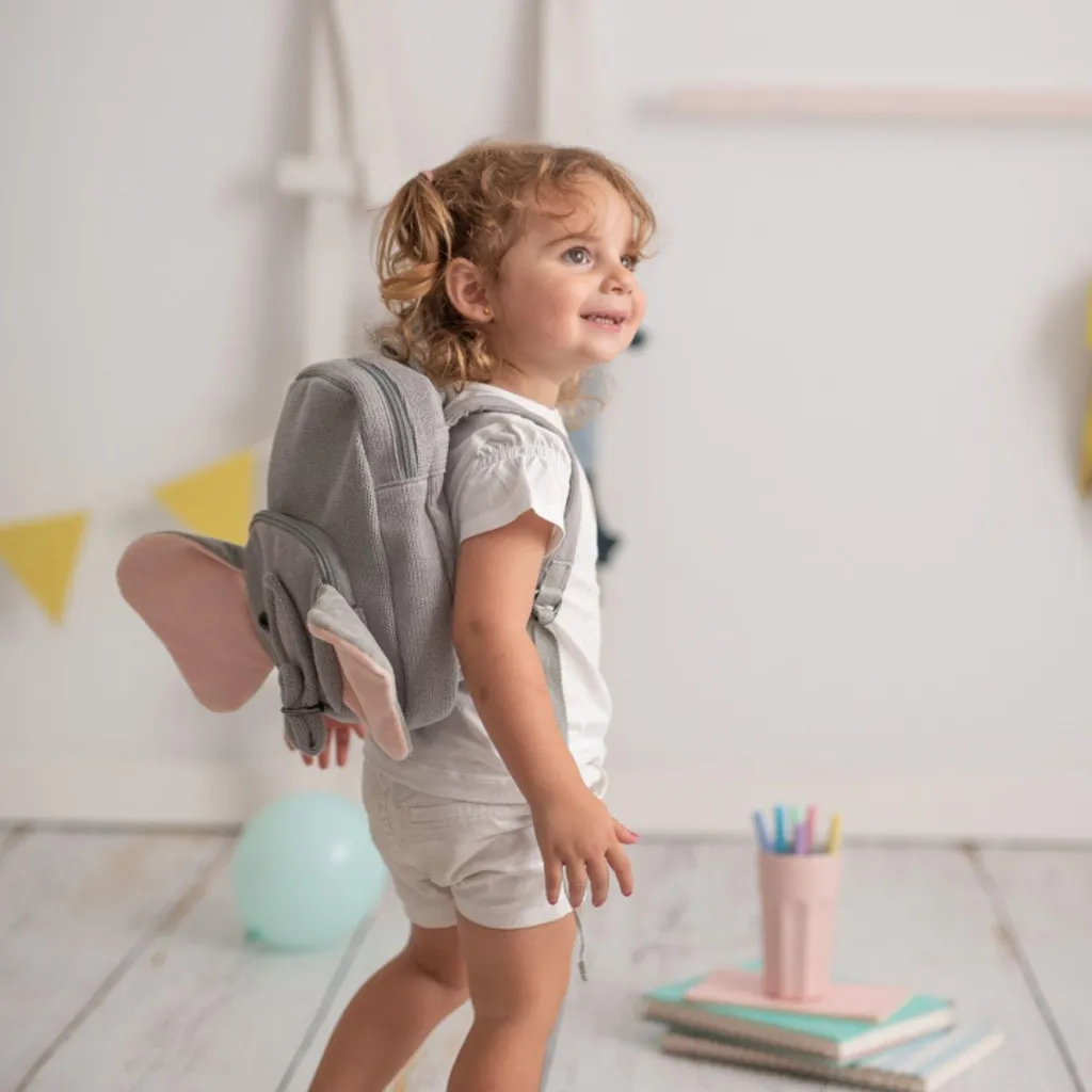 Sac à dos enfant Éléphant : fini les irritations avec le coton