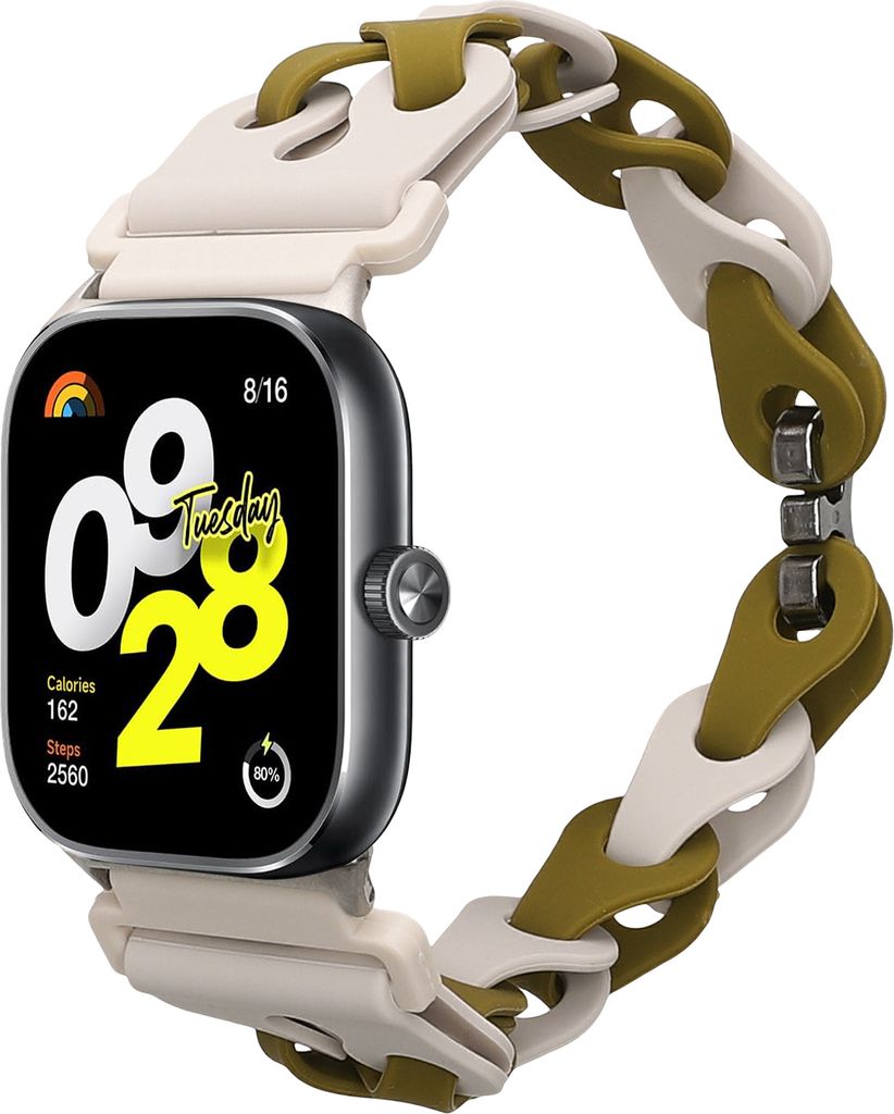 kwmobile Ersatzarmband kompatibel mit Xiaomi Smart Band 8 Pro / Band 9 Pro / Redmi Watch 5 / Redmi Watch 4 Armband - Silikon Band für Fitnesstrack...