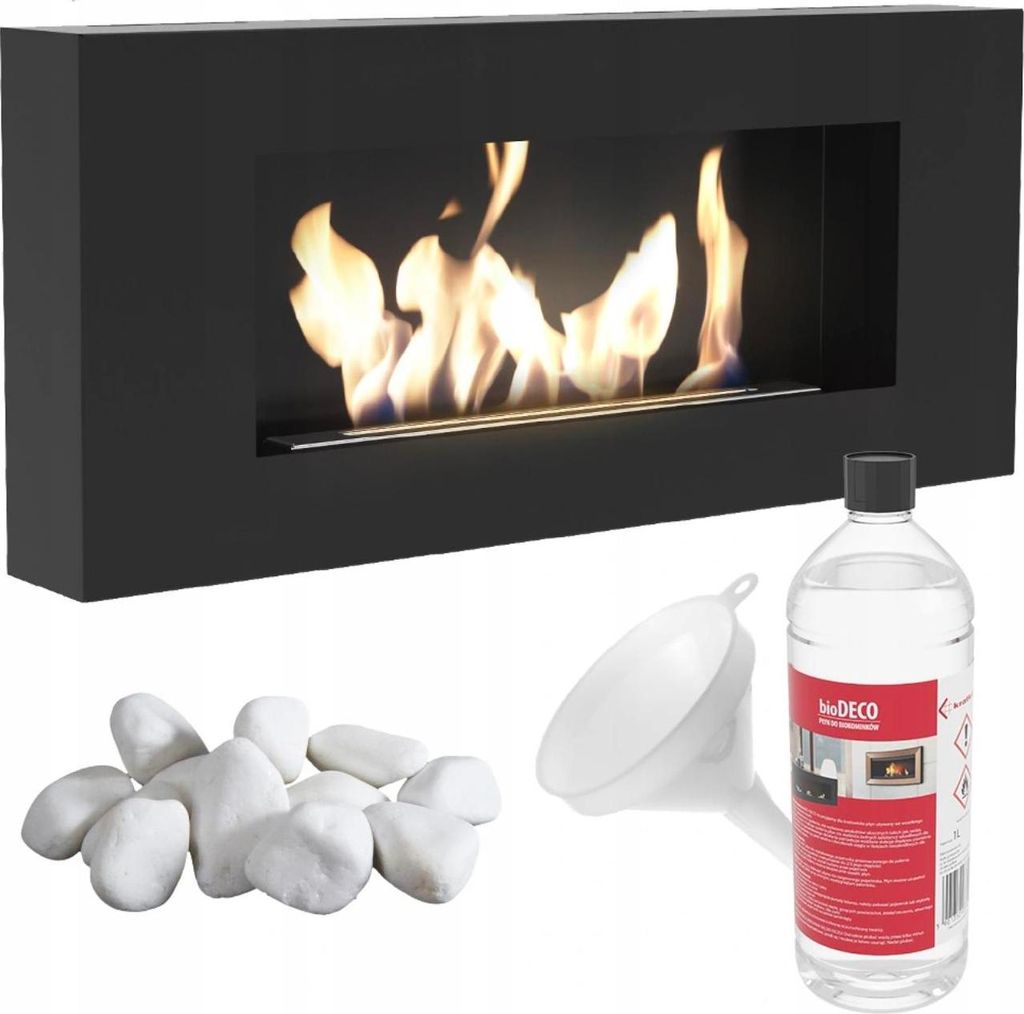Wandkamin Bioethanol DELTA FLAT Zubehörset Produktbild 