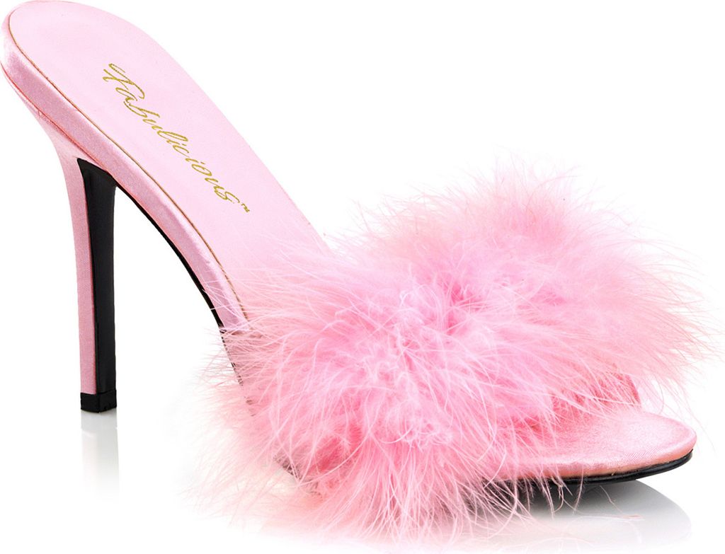 CLASSIQUE-01F Damen Slipper von Fabulicious, Rosa  , EU 42, Produktbild 