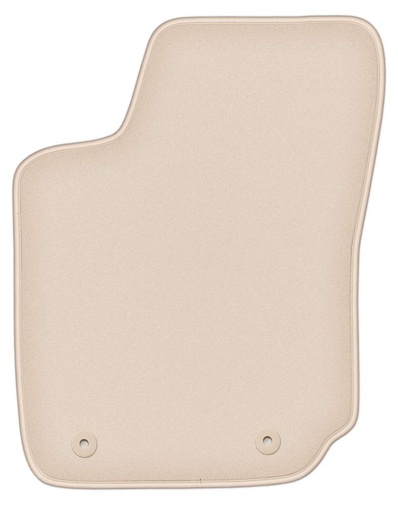 DURBAN Beige Velours-Fahrerfußmatte für Opel Tigra A Coupé (1994-2002)