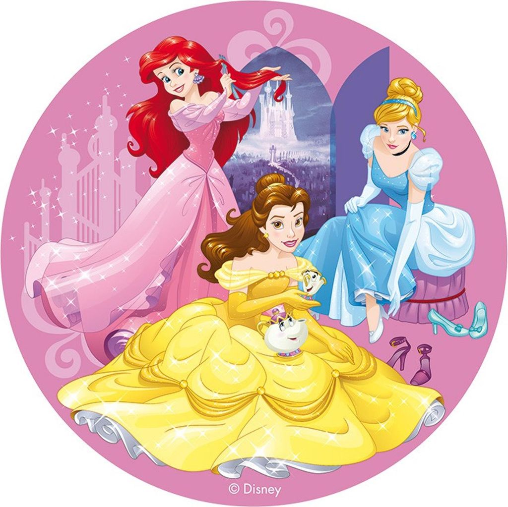dekora - Essbare Disney Prinzessinnen Oblate Ø 20 cm Für Produktbild 