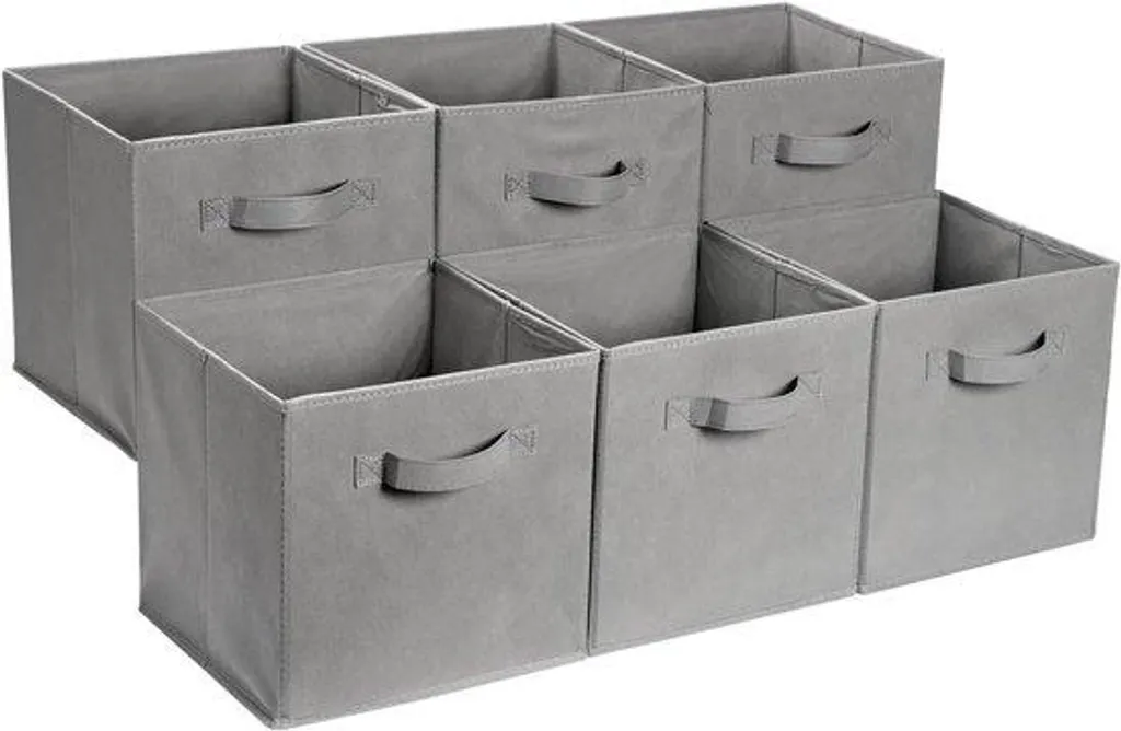 Gagnez de la Place : Lot de 6 Cubes de Rangement Pliables 26x26x27cm