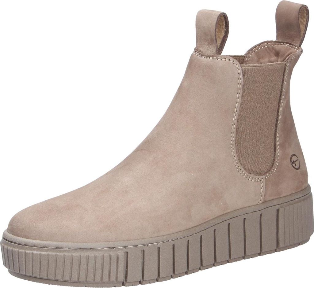 Chelsea Boots femme taupe de TAMRIS COMFORT en cuir de la Image du produit 