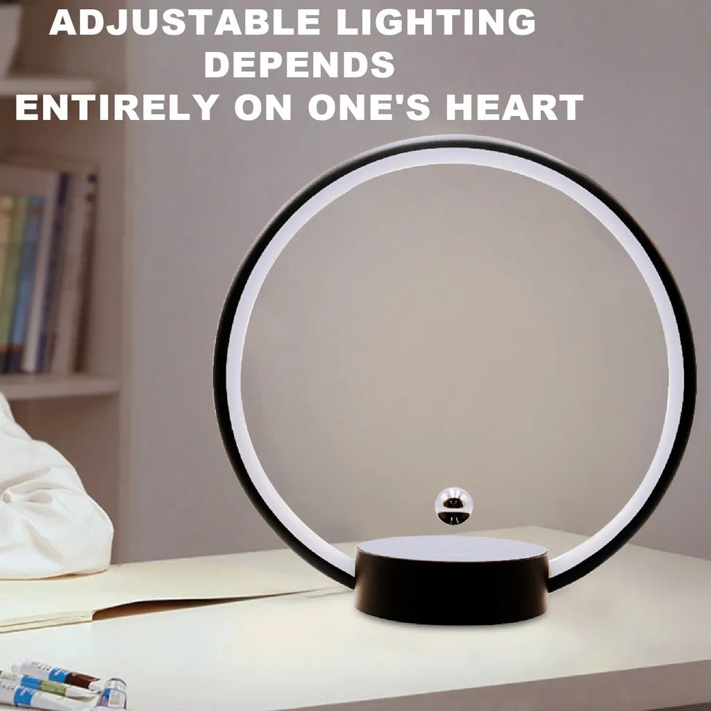 Lampe magnétique à intensité variable tactile pour déco bureau et chambre - 4
