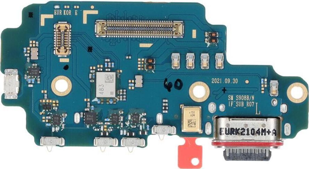 Original Samsung Galaxy S22 Ultra S908B Ladebuchse SIM Produktbild 2