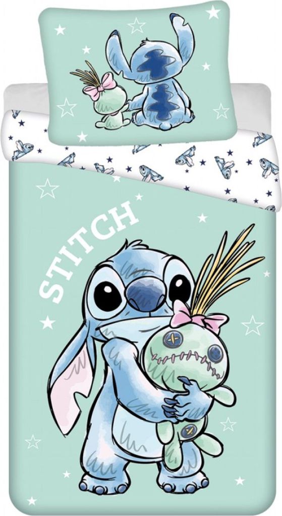 Stitch Bettbezug Buddies 140 x 200 cm - 70 x 90 cm - Produktbild 