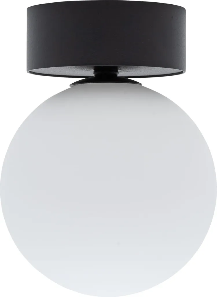 Plafonnier rond KIER Noir et Blanc Nowodvorski 1xG9 15,5x12cm IP20