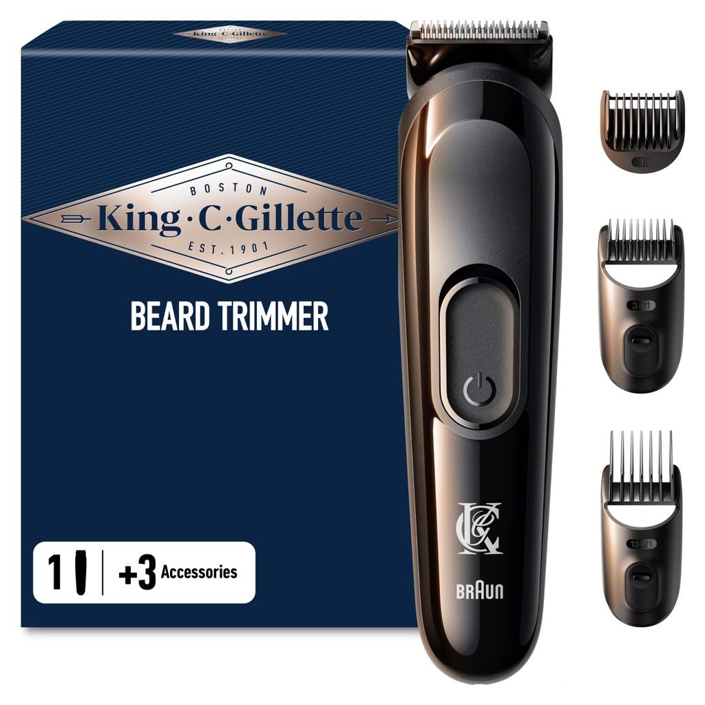 Zastrihávač fúzov Braun King C Gillette pre mužov, farba: Obrázok produktu 