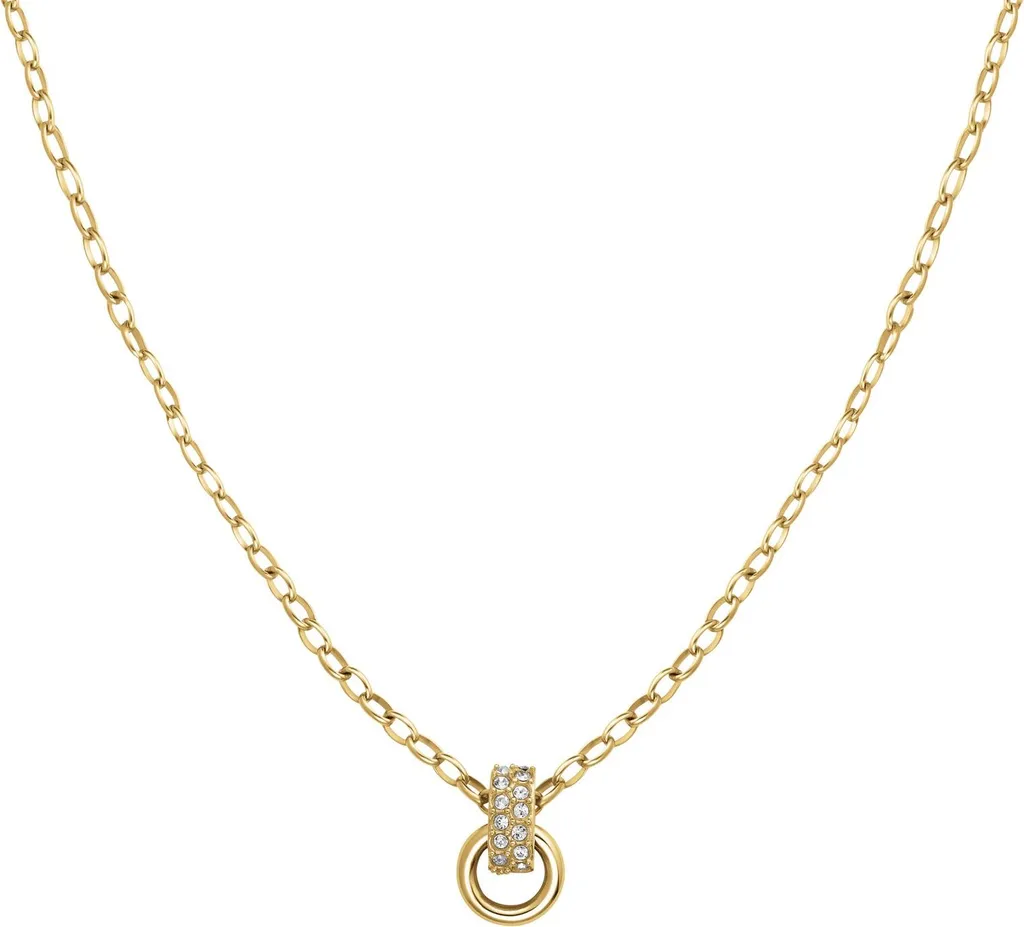 Collier doré avec pierres en zirconium JNBSG-J898 pour femme élégante