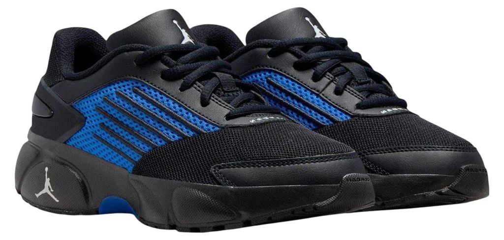Jump - "Air Jordan" Basketball Schuhe für Kinder GT16651 (37 EU) (Schwarz/Königsblau)
