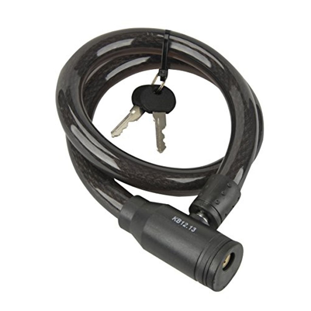 FISCHER Kabel-Fahrradschloss, Lnge : 1.800 mm, schwarz