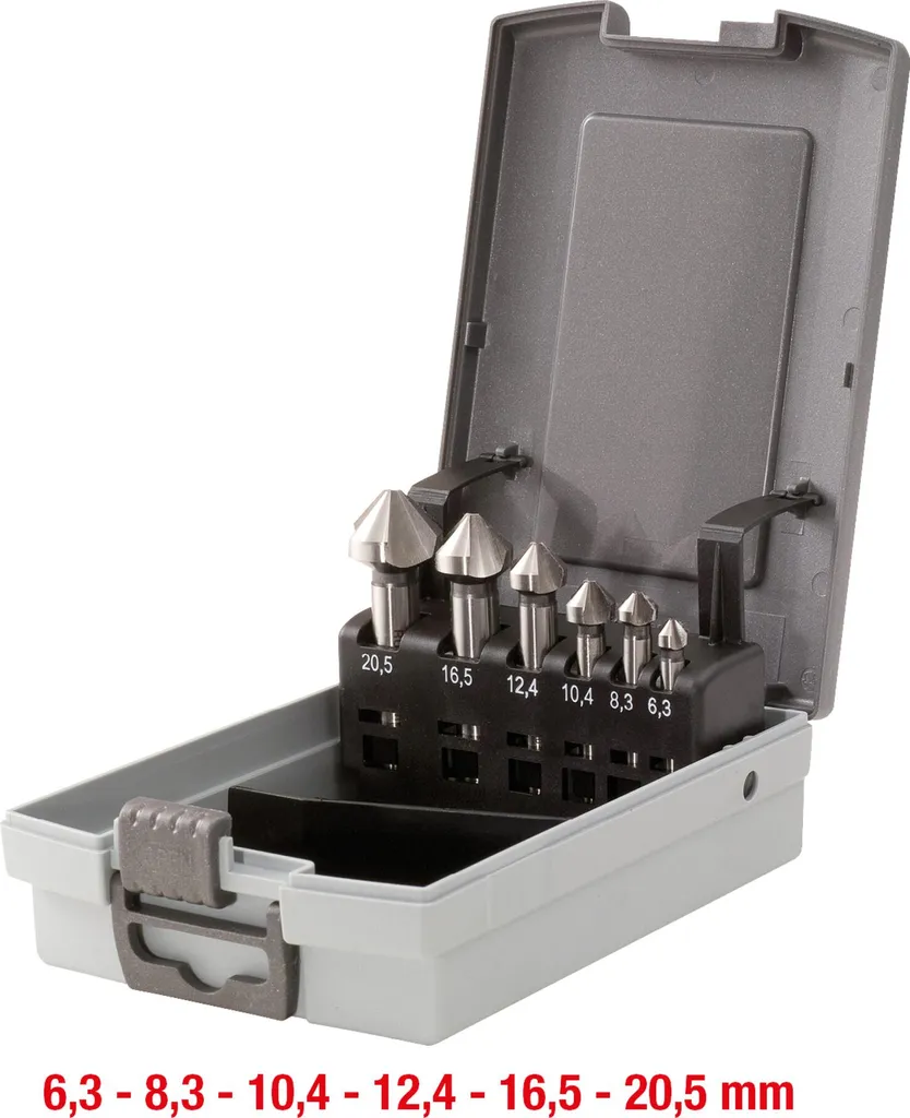 Fraise à noyer pour métal KS Tools 336.0446 en acier HSS robuste 1 pce