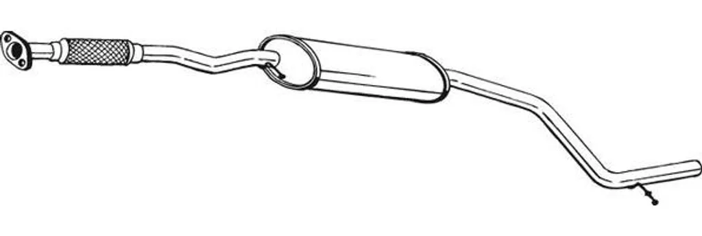 Silencieux Central BOSAL 285-795 Acier Durable OE 6996212 Mondeo 1.8