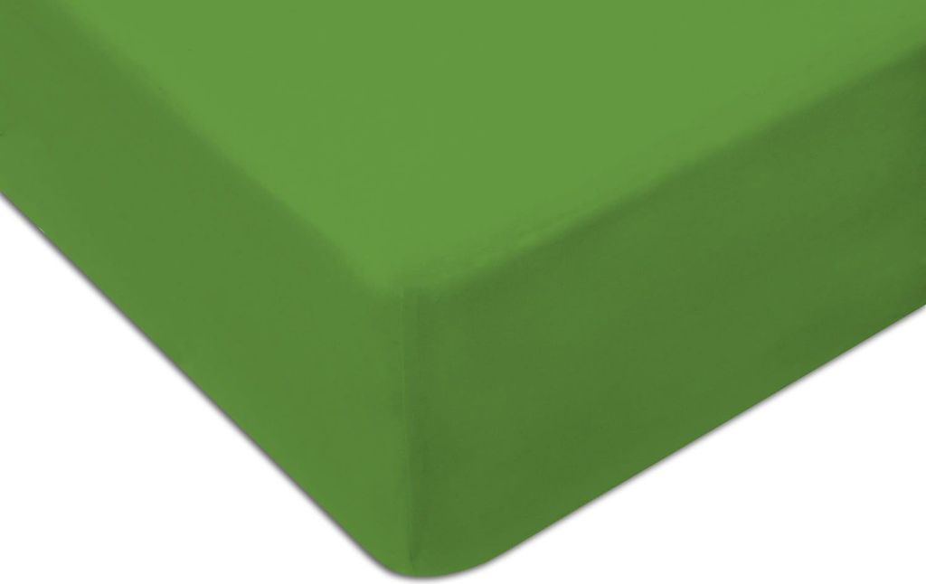 Prześcieradło Jersey 160x200 z gumką zielone Zdjęcie produktu 