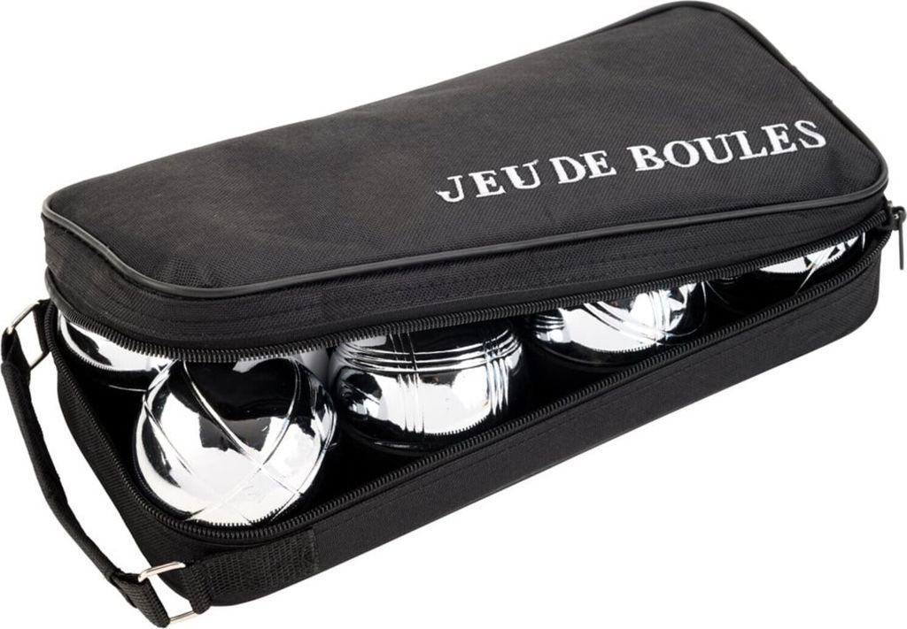 Sada na boule - 8 míčů v černém sáčku na zip Obrázek produktu 