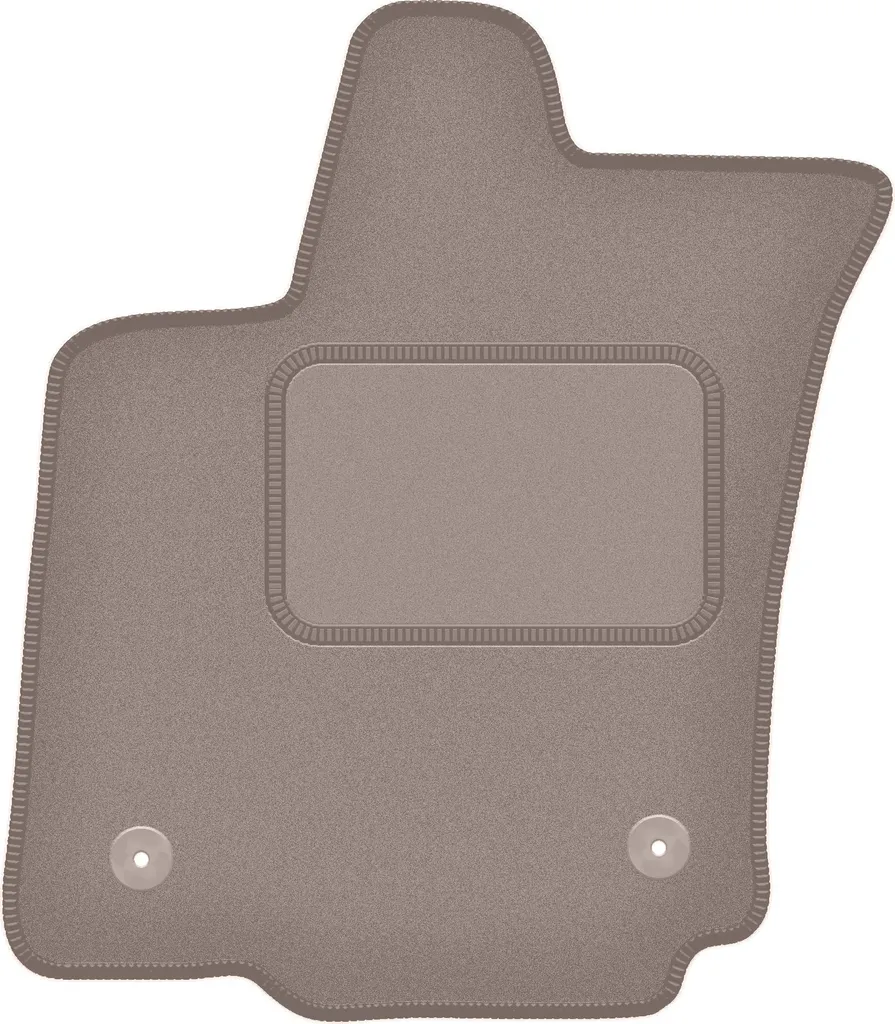 Tappetino VW Phaeton 2002-2016 in Velluto Beige - Qualità Premium