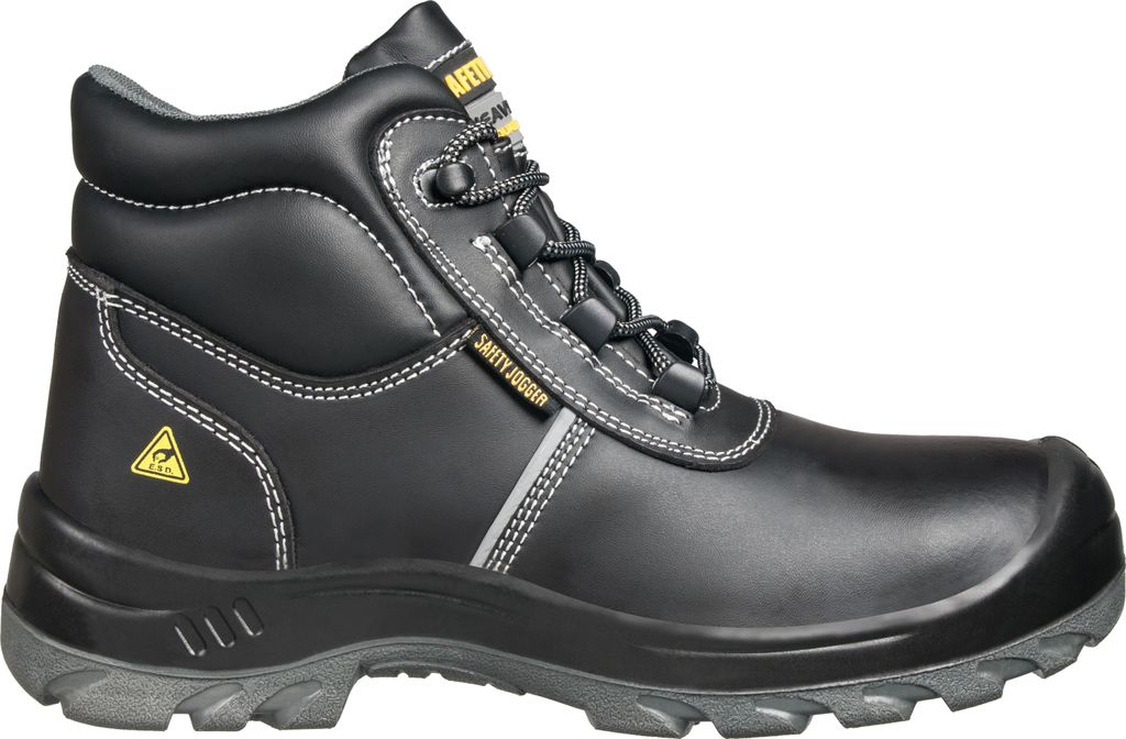 Safety Jogger Sicherheitsschuh S3 SRC ESD EOS, Leder, schwarz, Gr. 40