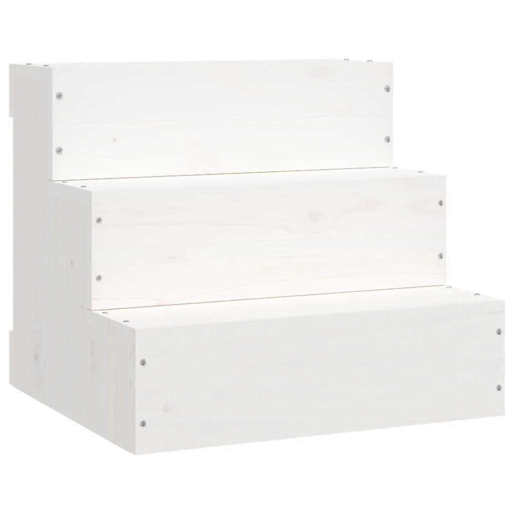 vidaXL Schody pro domácí mazlíčky bílé 40x37,5x35 cm z Obrázek produktu 